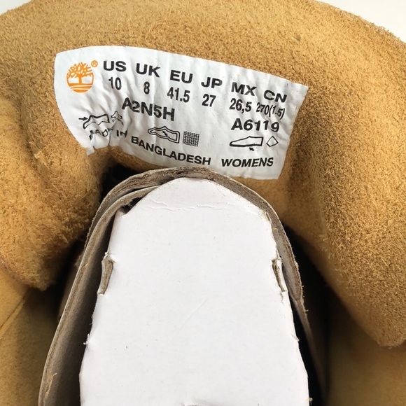 Timberland Women’s Courmayeur Valley Chukka Wheat Nubuck Boots - Size 10 - Picture 3 of 15